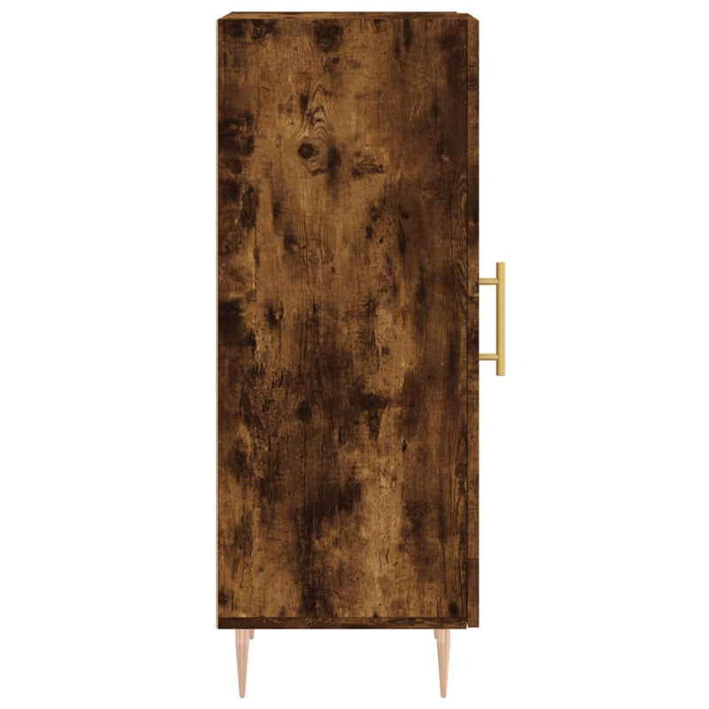 vidaXL füstös tölgy színű szerelt fa tálalószekrény 34,5 x 34 x 90 cm