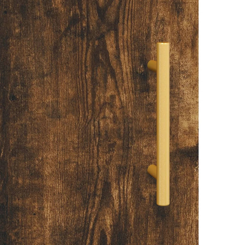 vidaXL füstös tölgy színű szerelt fa tálalószekrény 34,5 x 34 x 90 cm