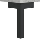 vidaXL betonszürke szerelt fa tálalószekrény 34,5 x 34 x 90 cm