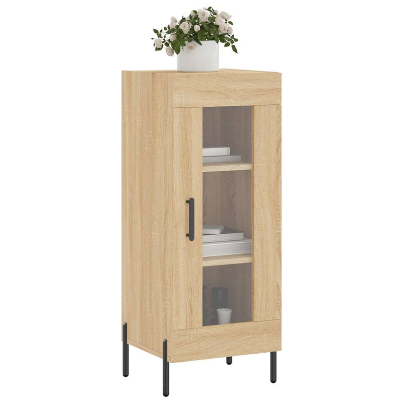 vidaXL sonoma tölgy színű szerelt fa tálalóasztal 34,5 x 34 x 90 cm