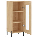 vidaXL sonoma tölgy színű szerelt fa tálalóasztal 34,5 x 34 x 90 cm