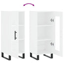 vidaXL fehér szerelt fa tálalóasztal 34,5 x 34 x 90 cm