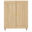 vidaXL sonoma tölgy színű szerelt fa tálalószekrény 69,5 x 34 x 90 cm