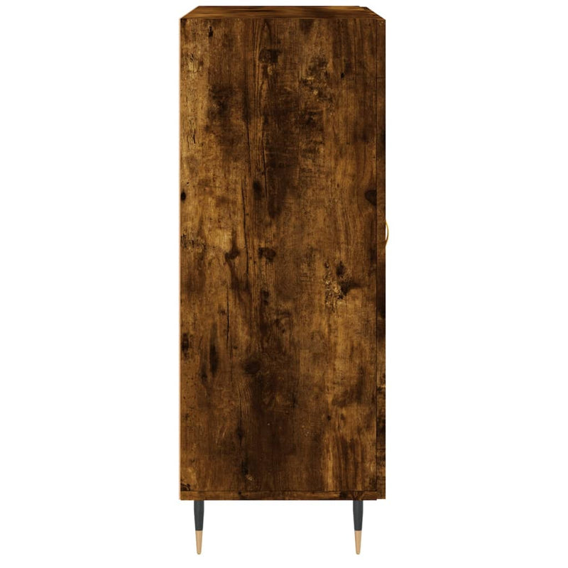 vidaXL füstös tölgy színű szerelt fa tálalószekrény 69,5 x 34 x 90 cm