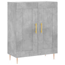 vidaXL betonszürke szerelt fa tálalószekrény 69,5 x 34 x 90 cm