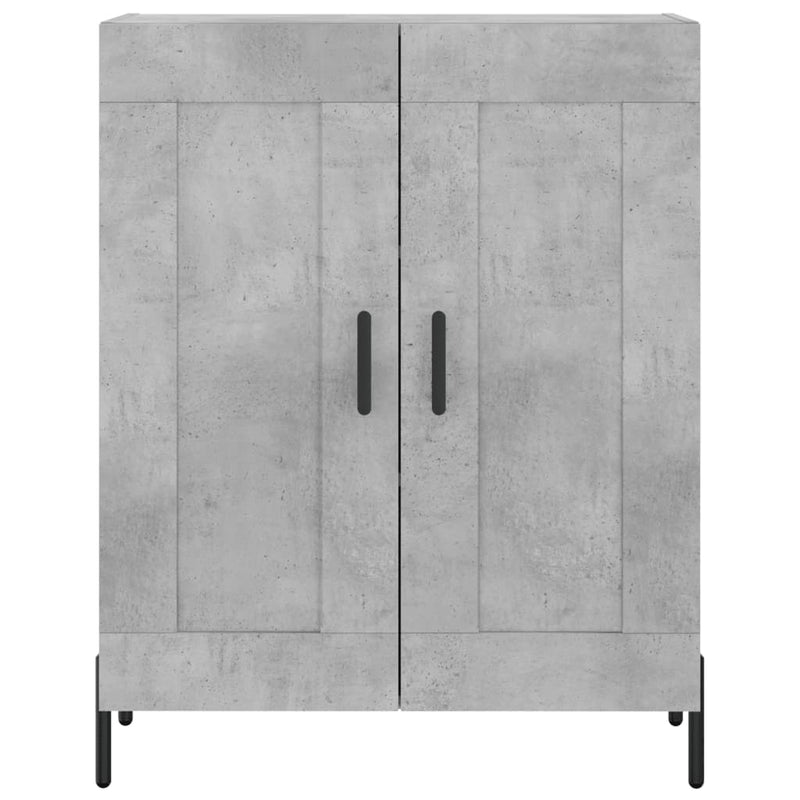 vidaXL betonszürke szerelt fa tálalószekrény 69,5 x 34 x 90 cm