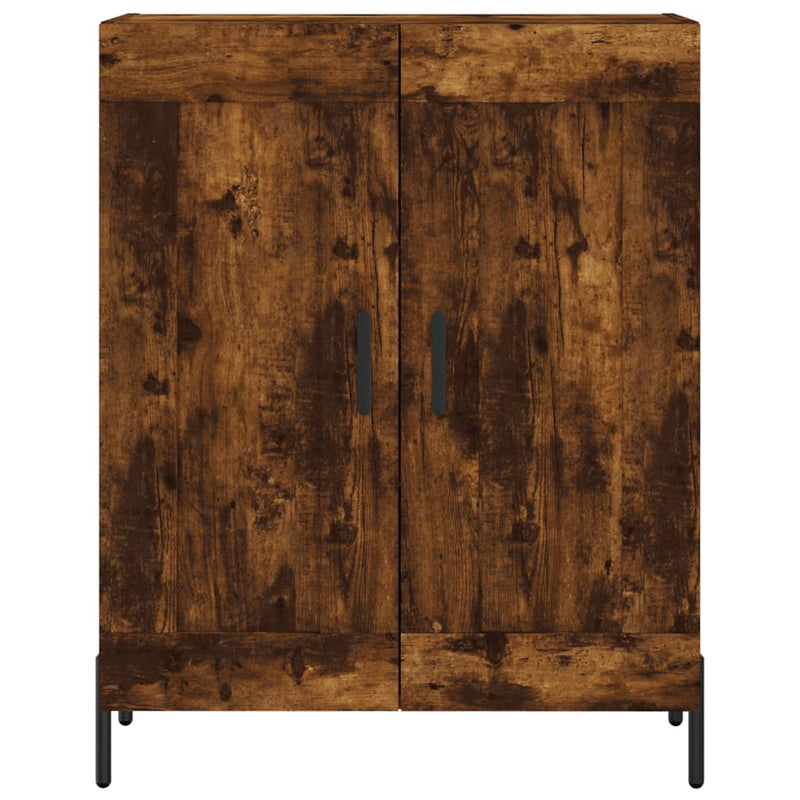 vidaXL füstös tölgy színű szerelt fa tálalószekrény 69,5 x 34 x 90 cm