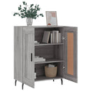 vidaXL szürke sonoma színű szerelt fa tálalószekrény 69,5 x 34 x 90 cm