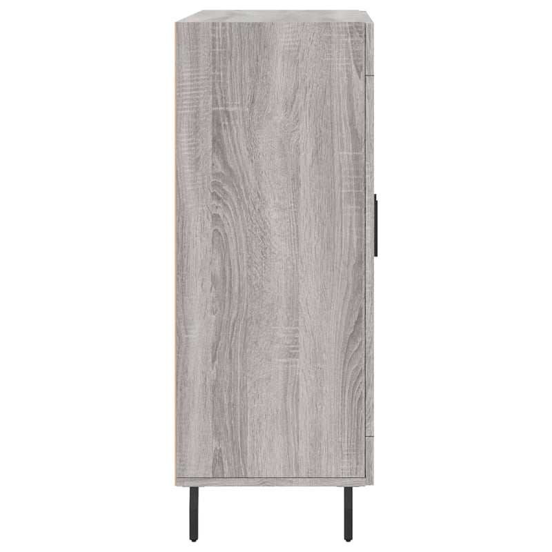 vidaXL szürke sonoma színű szerelt fa tálalószekrény 69,5 x 34 x 90 cm