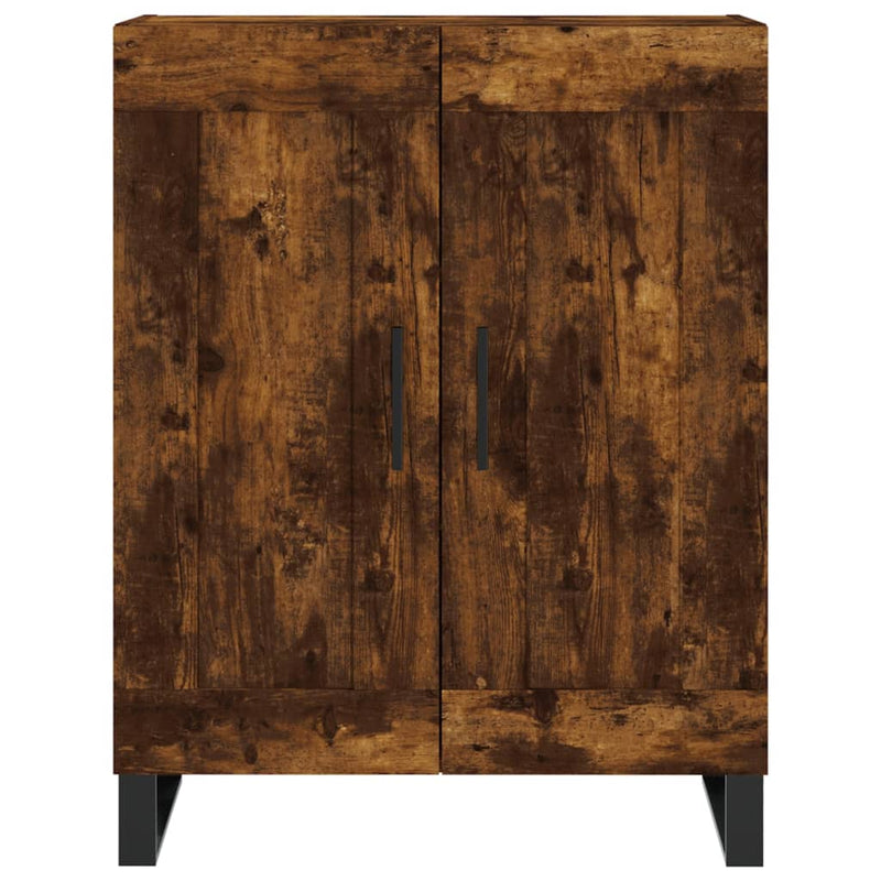 vidaXL füstös tölgy színű szerelt fa tálalószekrény 69,5 x 34 x 90 cm