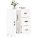 vidaXL fehér szerelt fa tálalószekrény 69,5 x 34 x 90 cm