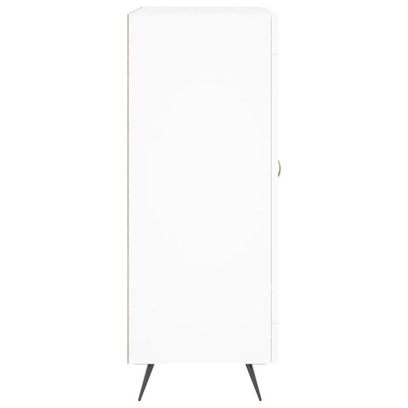 vidaXL fehér szerelt fa tálalószekrény 69,5 x 34 x 90 cm