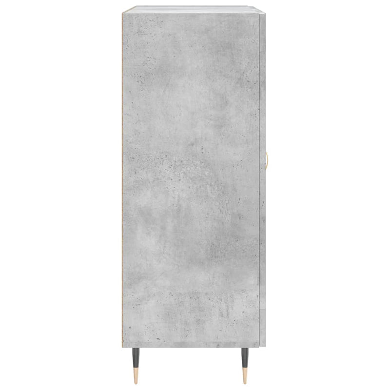 vidaXL betonszürke szerelt fa tálalószekrény 69,5 x 34 x 90 cm