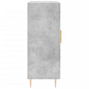 vidaXL betonszürke szerelt fa tálalószekrény 69,5 x 34 x 90 cm