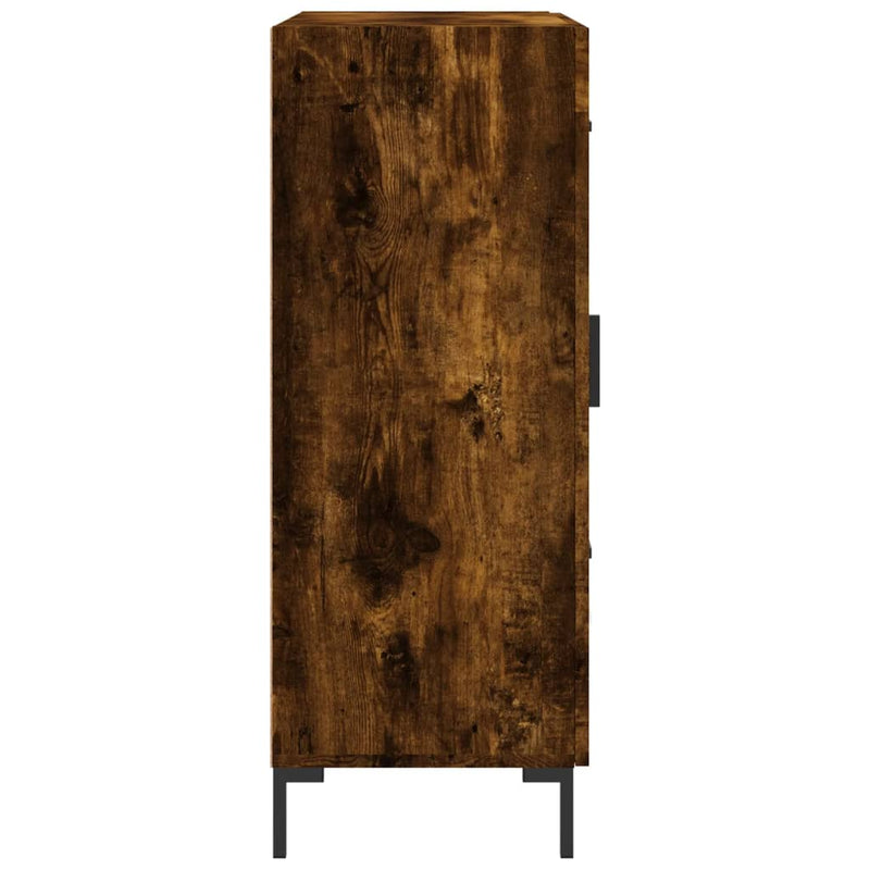 vidaXL füstös tölgy színű szerelt fa tálalószekrény 69,5 x 34 x 90 cm