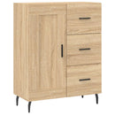 vidaXL sonoma tölgy színű szerelt fa tálalószekrény 69,5 x 34 x 90 cm