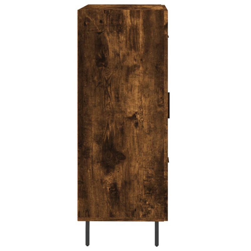 vidaXL füstös tölgy színű szerelt fa tálalószekrény 69,5 x 34 x 90 cm