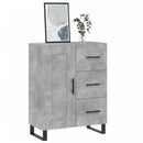 vidaXL betonszürke szerelt fa tálalószekrény 69,5 x 34 x 90 cm