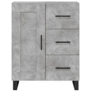 vidaXL betonszürke szerelt fa tálalószekrény 69,5 x 34 x 90 cm