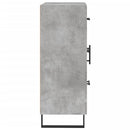 vidaXL betonszürke szerelt fa tálalószekrény 69,5 x 34 x 90 cm
