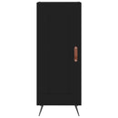 vidaXL fekete szerelt fa tálalóasztal 34,5 x 34 x 90 cm