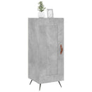 vidaXL betonszürke szerelt fa tálalószekrény 34,5 x 34 x 90 cm
