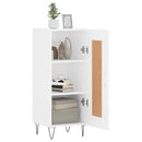 vidaXL fehér szerelt fa tálalóasztal 34,5 x 34 x 90 cm