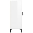 vidaXL magasfényű fehér szerelt fa tálalószekrény 34,5 x 34 x 90 cm