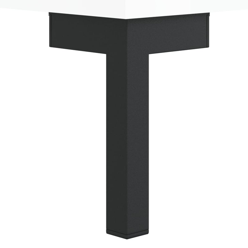 vidaXL magasfényű fehér szerelt fa tálalószekrény 34,5 x 34 x 90 cm