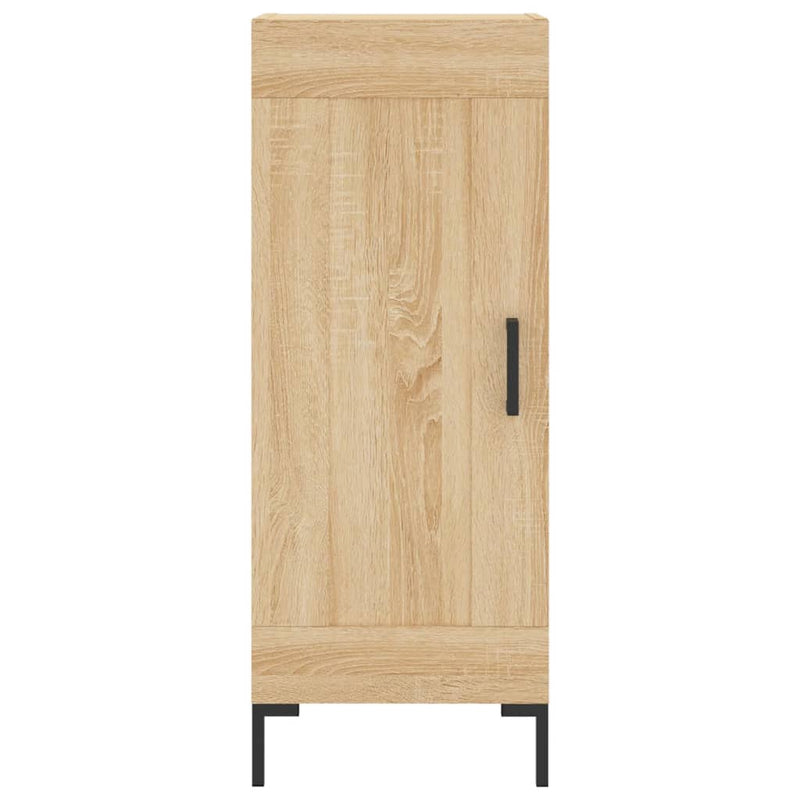 vidaXL sonoma tölgy színű szerelt fa tálalóasztal 34,5 x 34 x 90 cm