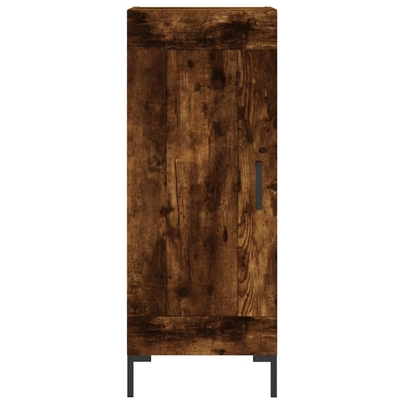 vidaXL füstös tölgy színű szerelt fa tálalószekrény 34,5 x 34 x 90 cm