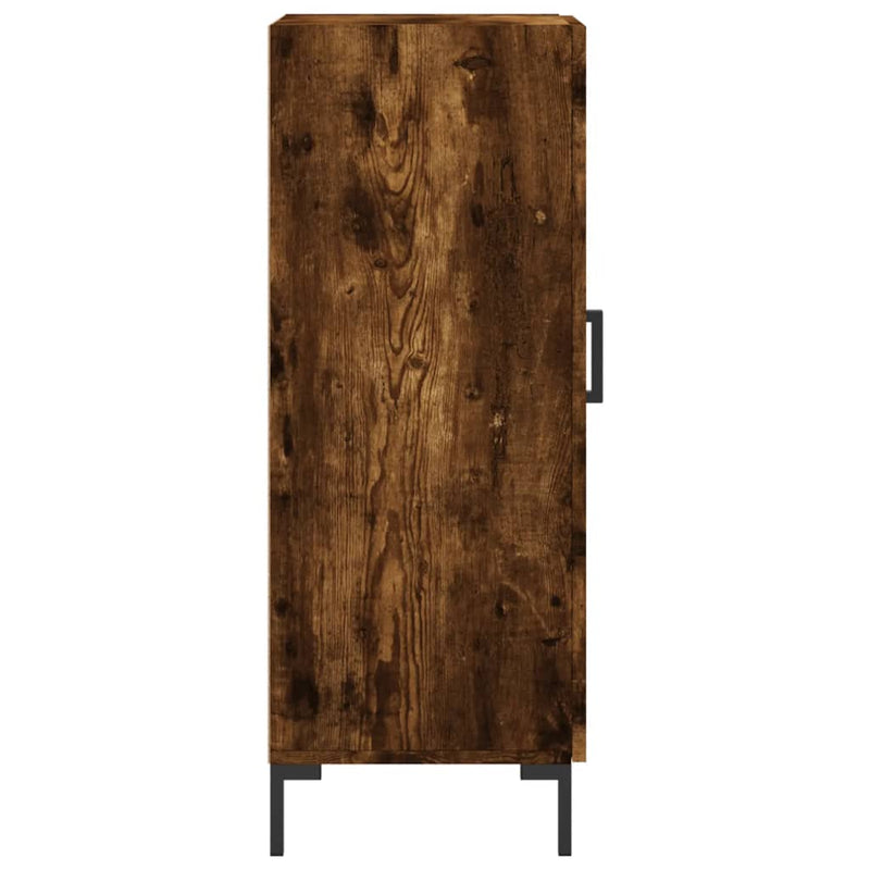 vidaXL füstös tölgy színű szerelt fa tálalószekrény 34,5 x 34 x 90 cm