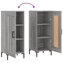 vidaXL szürke sonoma színű szerelt fa tálalószekrény 34,5 x 34 x 90 cm