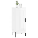 vidaXL magasfényű fehér szerelt fa tálalószekrény 34,5 x 34 x 90 cm