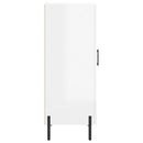 vidaXL magasfényű fehér szerelt fa tálalószekrény 34,5 x 34 x 90 cm