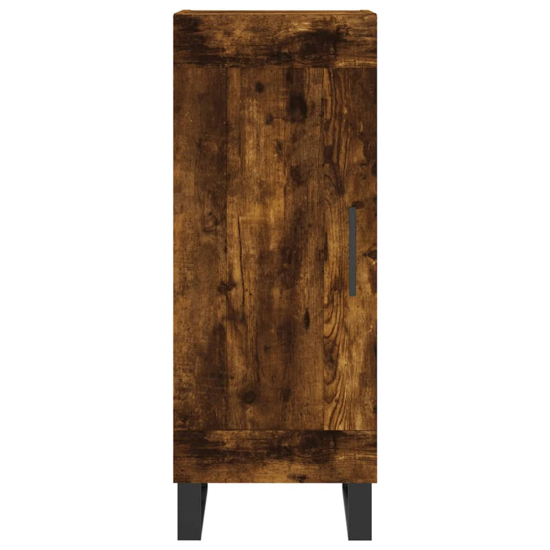 vidaXL füstös tölgy színű szerelt fa tálalószekrény 34,5 x 34 x 90 cm