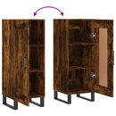 vidaXL füstös tölgy színű szerelt fa tálalószekrény 34,5 x 34 x 90 cm