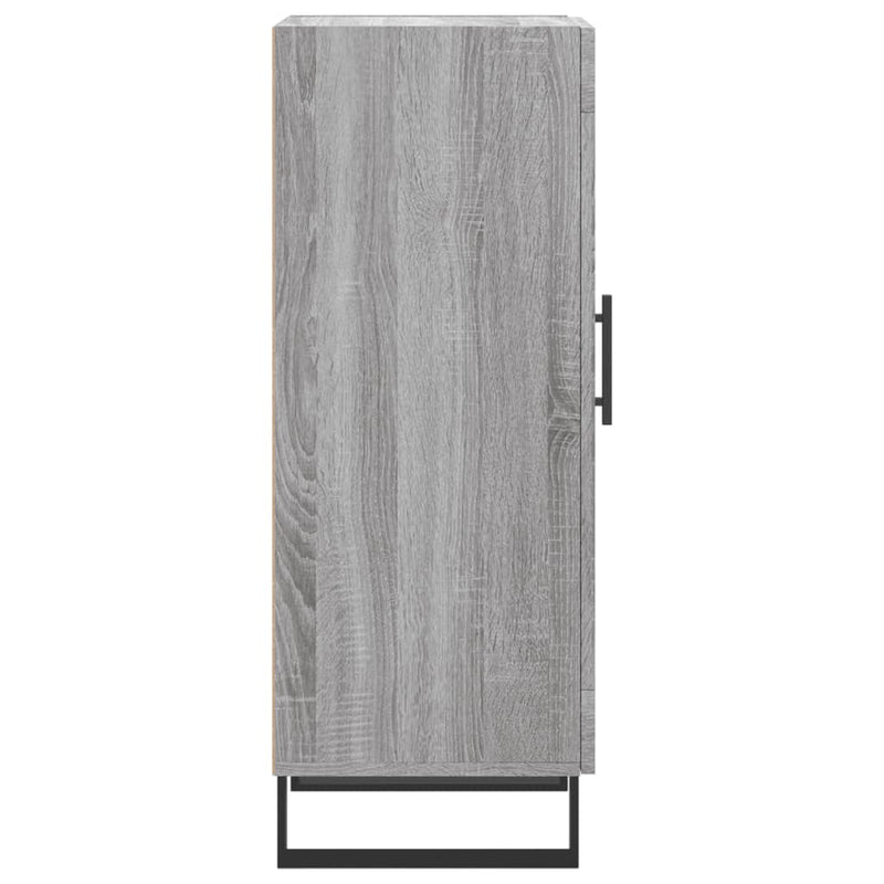 vidaXL szürke sonoma színű szerelt fa tálalószekrény 34,5 x 34 x 90 cm