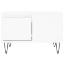 vidaXL fehér szerelt fa dohányzóasztal 55 x 55 x 36,5 cm