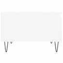vidaXL fehér szerelt fa dohányzóasztal 55 x 55 x 36,5 cm