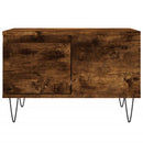 vidaXL füstös tölgy színű fatermék dohányzóasztal 55x55x36,5 cm