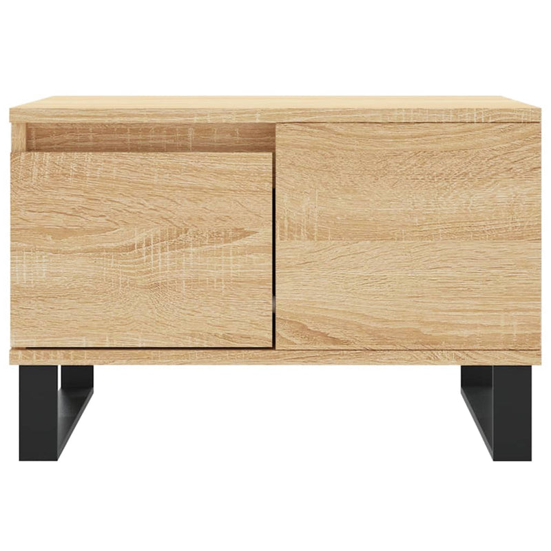 vidaXL sonoma tölgy színű szerelt fa dohányzóasztal 55 x 55 x 36,5 cm