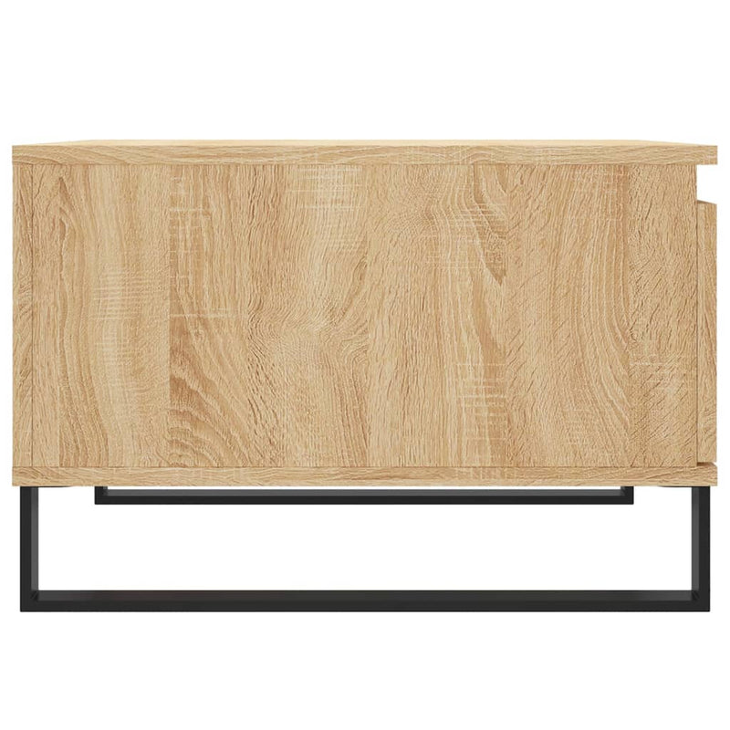 vidaXL sonoma tölgy színű szerelt fa dohányzóasztal 55 x 55 x 36,5 cm