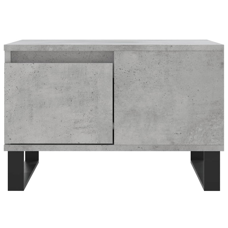 vidaXL betonszürke szerelt fa dohányzóasztal 55x55x36,5 cm
