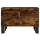 vidaXL füstös tölgy színű fatermék dohányzóasztal 55x55x36,5 cm