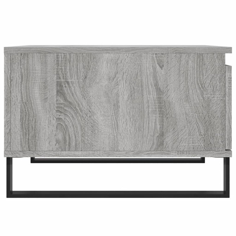 vidaXL szürke sonoma színű szerelt fa dohányzóasztal 55 x 55 x 36,5 cm