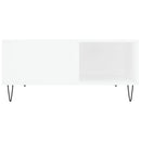 vidaXL fehér szerelt fa dohányzóasztal 80x80x36,5 cm