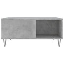 vidaXL betonszürke szerelt fa dohányzóasztal 80x80x36,5 cm