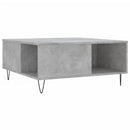 vidaXL betonszürke szerelt fa dohányzóasztal 80x80x36,5 cm