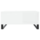 vidaXL fehér szerelt fa dohányzóasztal 80x80x36,5 cm